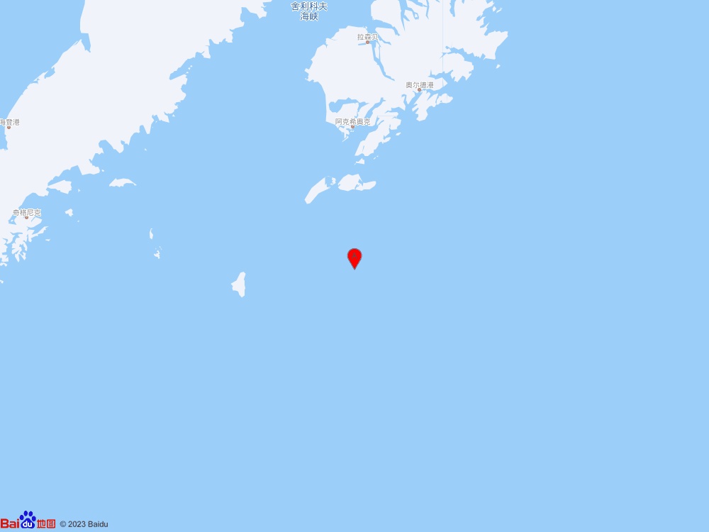 美国阿拉斯加州以南海域（北纬55.95度，东经-154.15度）发生5.5级地震